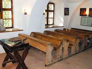 Brasov - Interior of first Romanian School