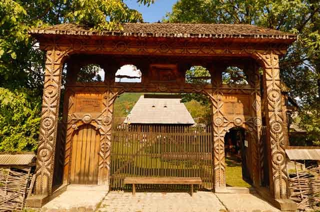 Maramures wooden gates